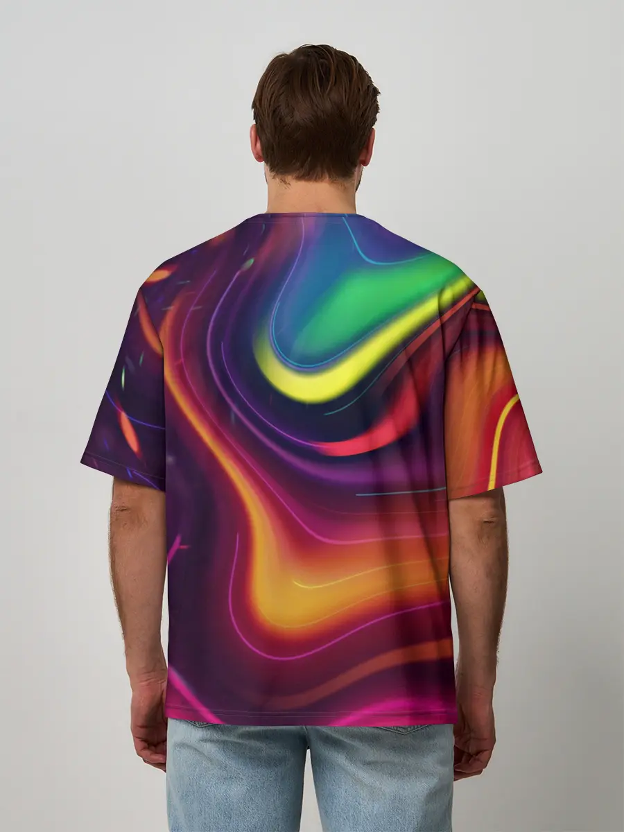 Мужская футболка оверсайз / Acid Club