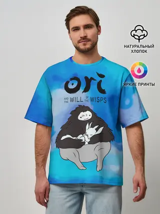 Мужская футболка оверсайз / Ori and the Will of the Wisps