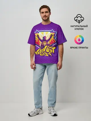 Мужская футболка оверсайз / Knockout City