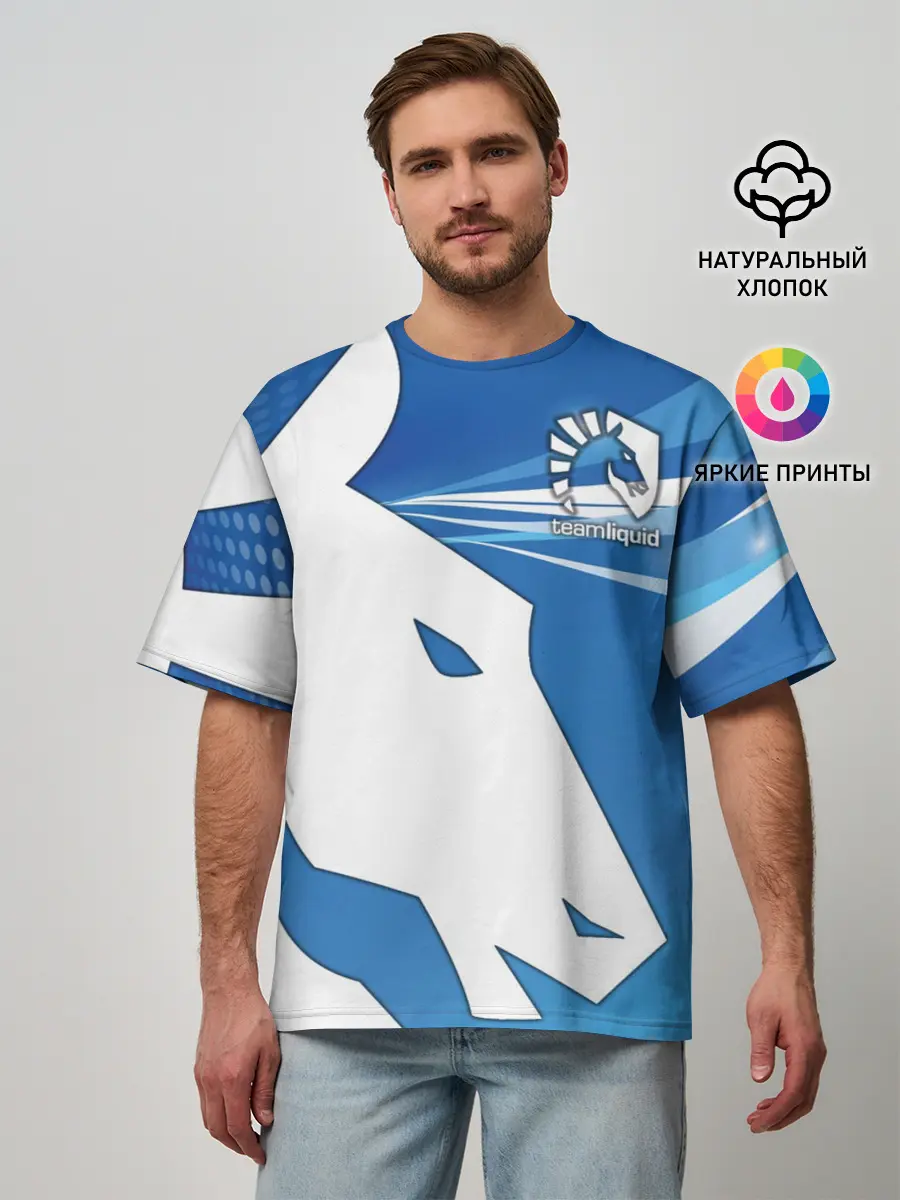 Мужская футболка оверсайз / Team Liquid
