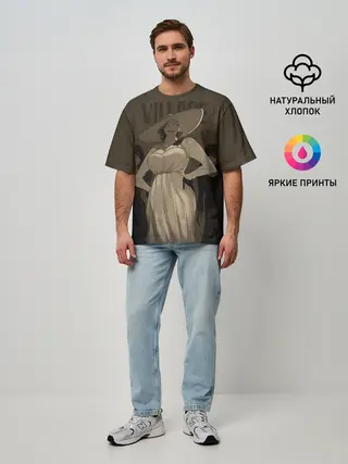 Мужская футболка оверсайз / Леди Димитреску