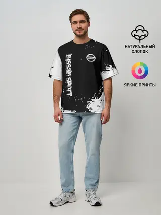 Мужская футболка оверсайз / NISSAN SPORT