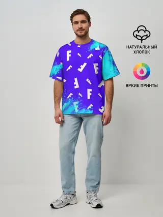 Мужская футболка оверсайз / FORTNITE / ФОРТНАЙТ