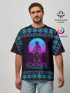 Мужская футболка оверсайз / Fortnite