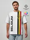 Мужская футболка оверсайз / СБОРНАЯ БЕЛЬГИИ