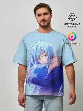 Мужская футболка оверсайз / Slime
