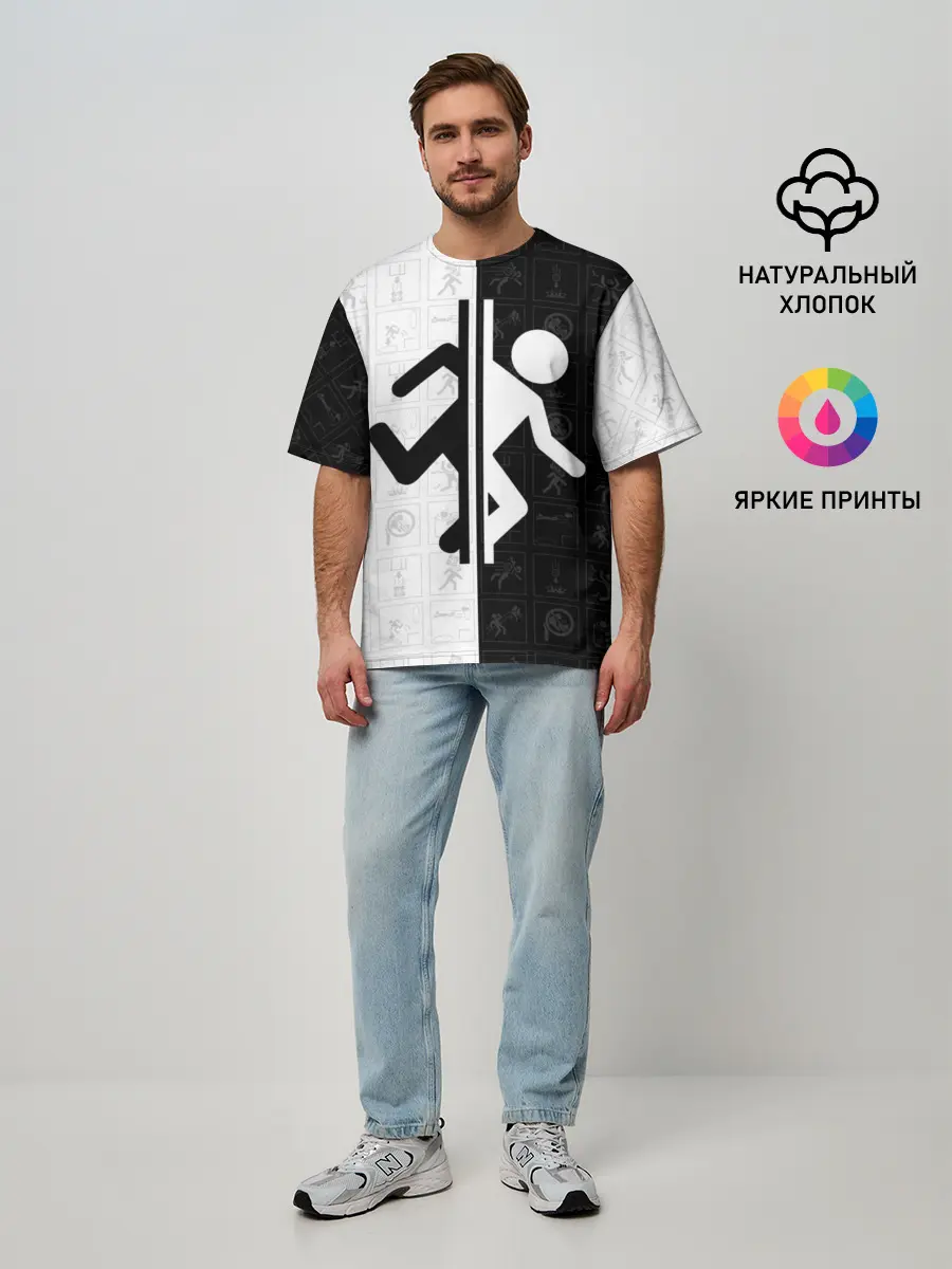 Мужская футболка оверсайз / PORTAL