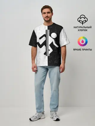 Мужская футболка оверсайз / PORTAL