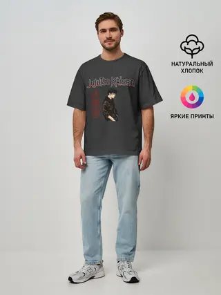 Мужская футболка оверсайз / Megumi