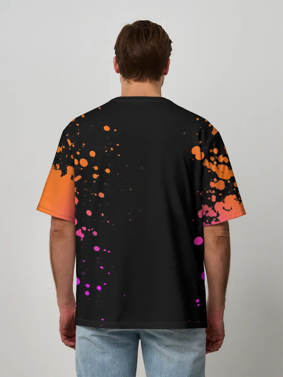 Мужская футболка оверсайз / Ведьмак в таверне