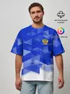 Мужская футболка оверсайз / RUSSIA SPORT