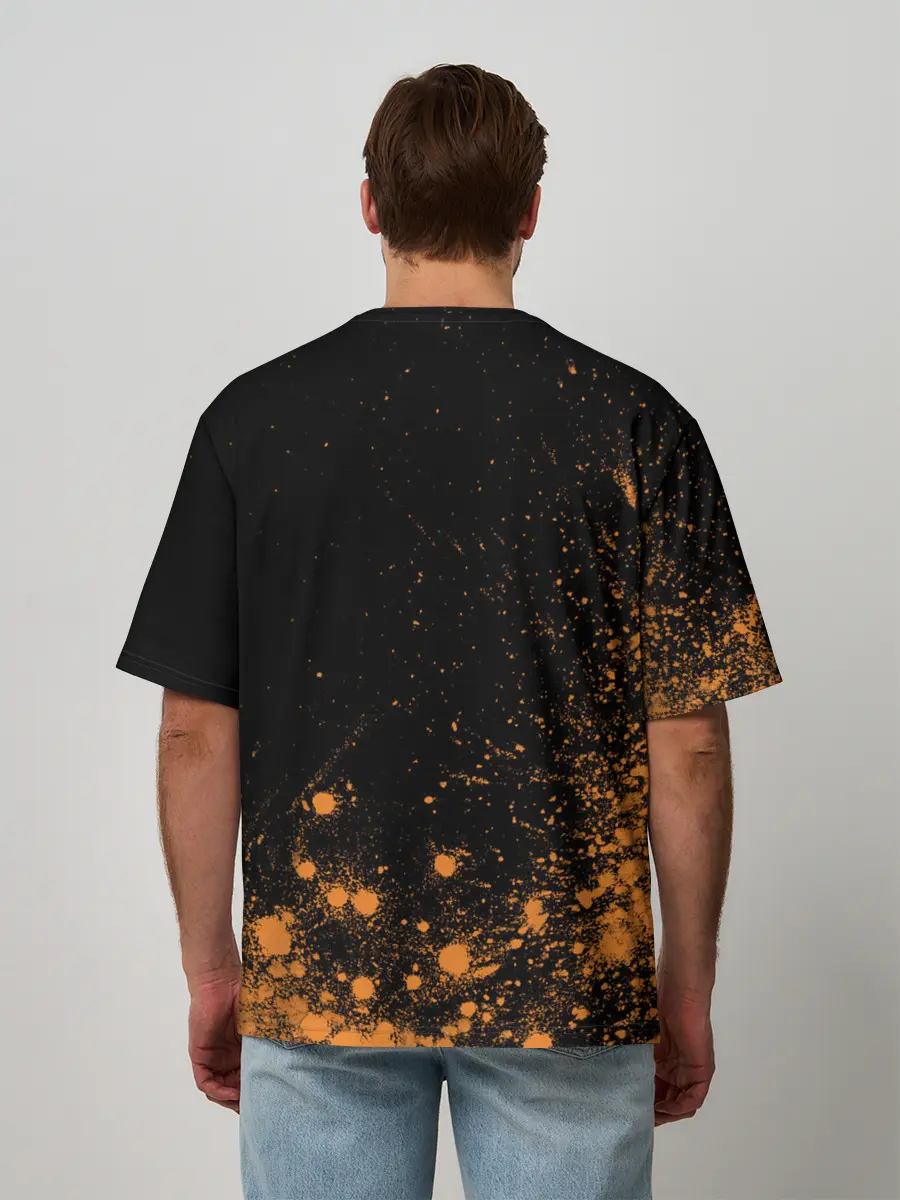 Мужская футболка оверсайз / Foxy - Paint