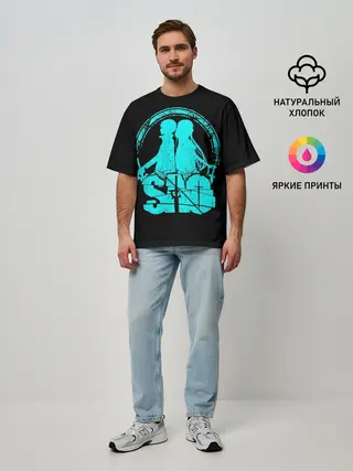 Мужская футболка оверсайз / Sword Art Online