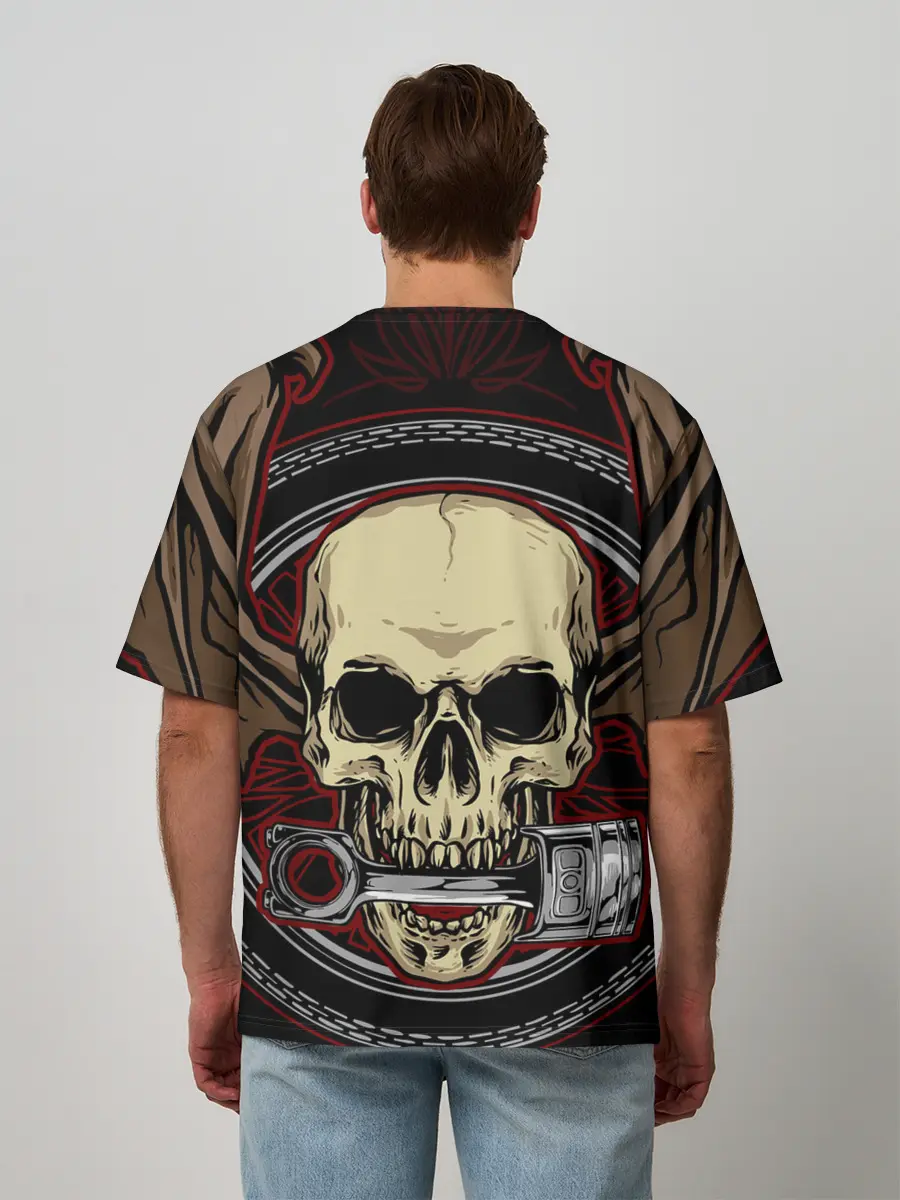 Мужская футболка оверсайз / Iron Maiden