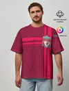 Мужская футболка оверсайз / Liverpool.