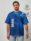 Мужская футболка оверсайз / BMW