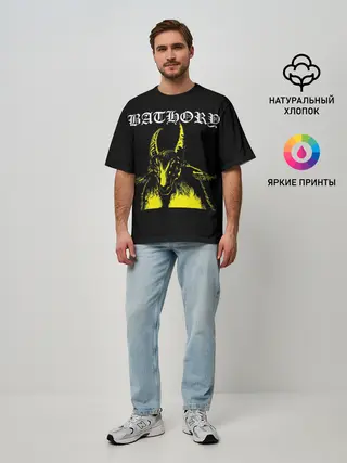 Мужская футболка оверсайз / Bathory