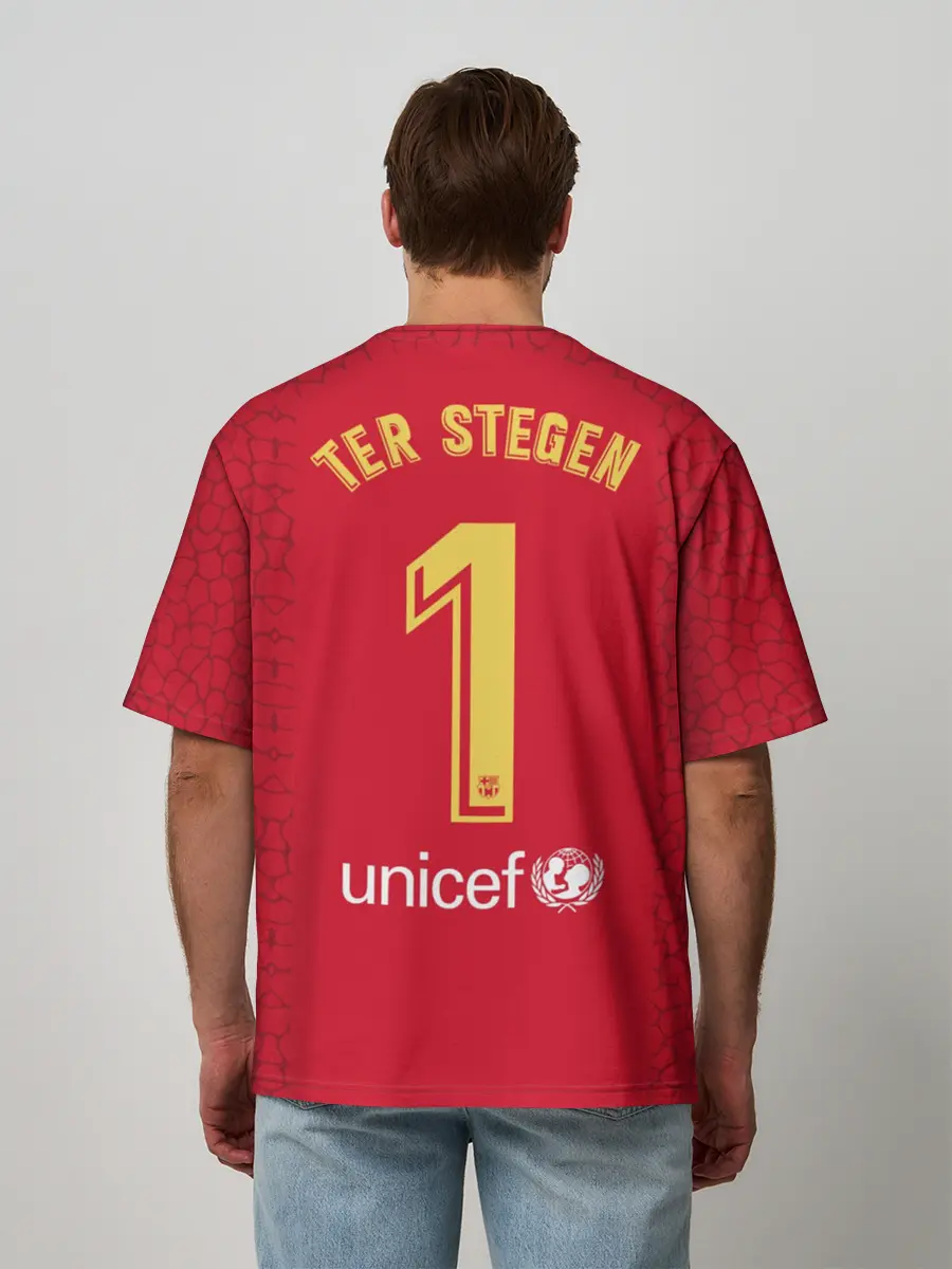 Мужская футболка оверсайз / Тер Штеген Вратарская