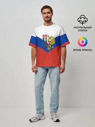 Мужская футболка оверсайз / Combat sambo RU