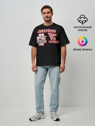 Мужская футболка оверсайз / Rammstein
