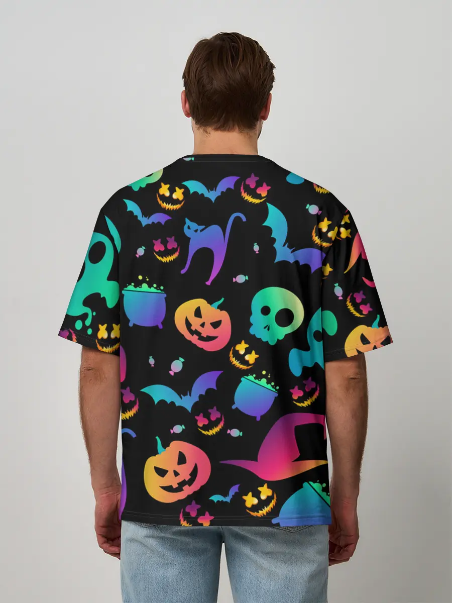Мужская футболка оверсайз / MARSHMELLO HALLOWEEN
