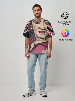 Мужская футболка оверсайз / Раневская. Высокие мысли