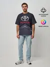 Мужская футболка оверсайз / TOYOTA | ТОЁТА