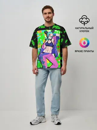 Мужская футболка оверсайз / JoJo