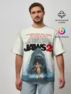 Мужская футболка оверсайз / Jaws 2