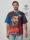 Мужская футболка оверсайз / Henrikh Mkhitaryan | Roma