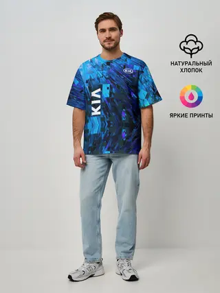 Мужская футболка оверсайз / KIA