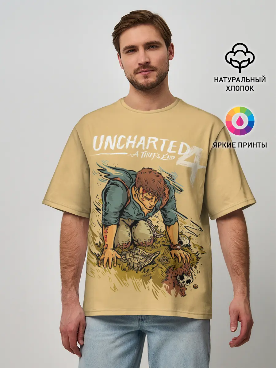 Мужская футболка оверсайз / Fallen Nathan