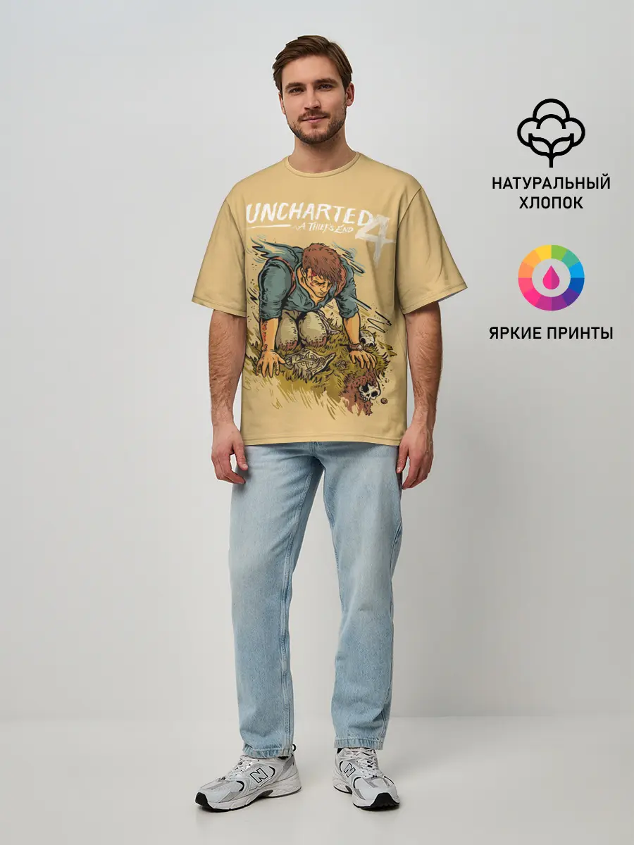 Мужская футболка оверсайз / Fallen Nathan