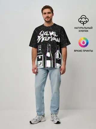 Мужская футболка оверсайз / SLAVA MARLOW