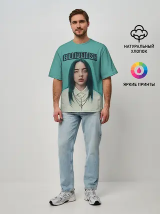 Мужская футболка оверсайз / BILLIE EILISH