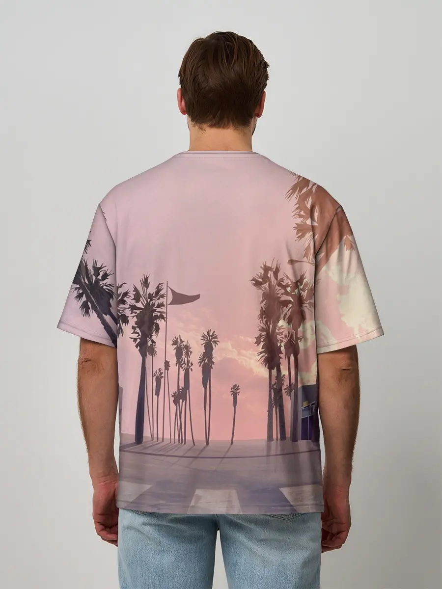 Мужская футболка оверсайз / GTA