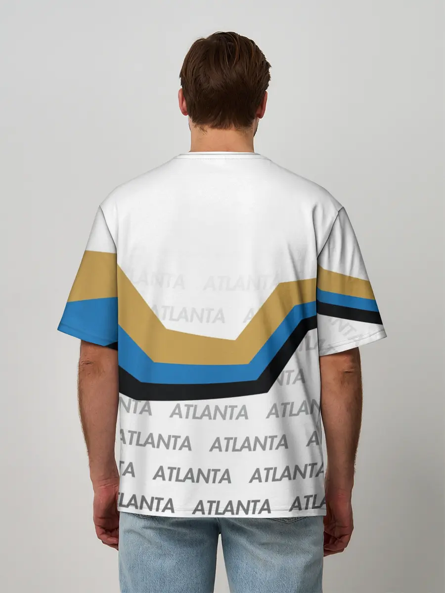 Мужская футболка оверсайз / FC ATALANTA / ФК АТАЛАНТА