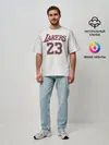 Мужская футболка оверсайз / James 18-19 third LA Lakers