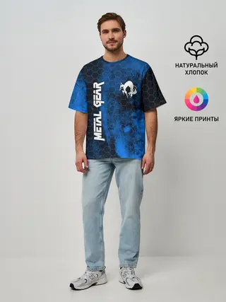 Мужская футболка оверсайз / METAL GEAR SOLID