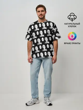 Мужская футболка оверсайз / ONE-PUNCH MAN | ВАН ПАНЧ МАН