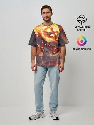 Мужская футболка оверсайз / League Of Legends