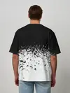 Мужская футболка оверсайз / горизонт спрей оверлорд