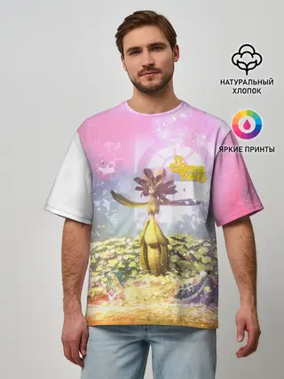 Мужская футболка оверсайз / It takes two | Радость