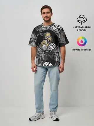 Мужская футболка оверсайз / The Big Lebowski