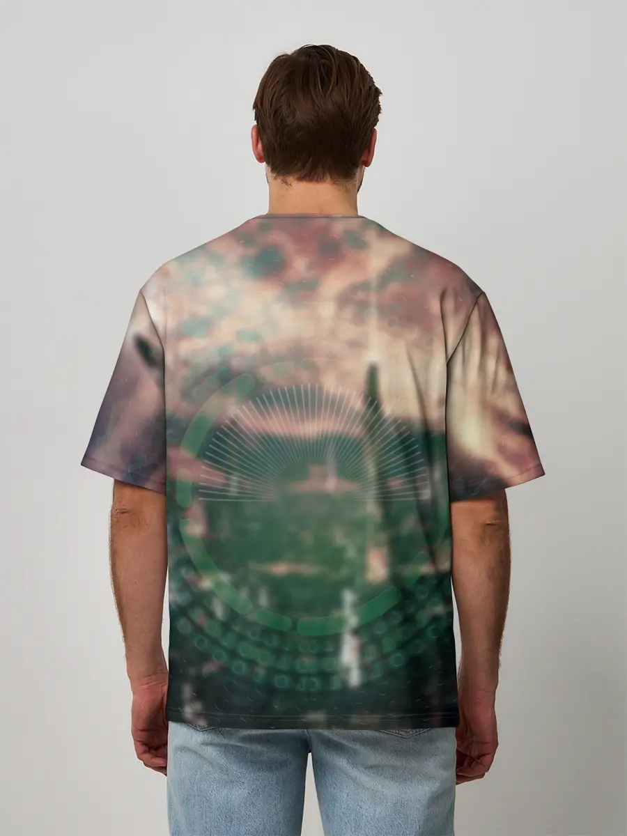 Мужская футболка оверсайз / АСКА в своем костюме пилота