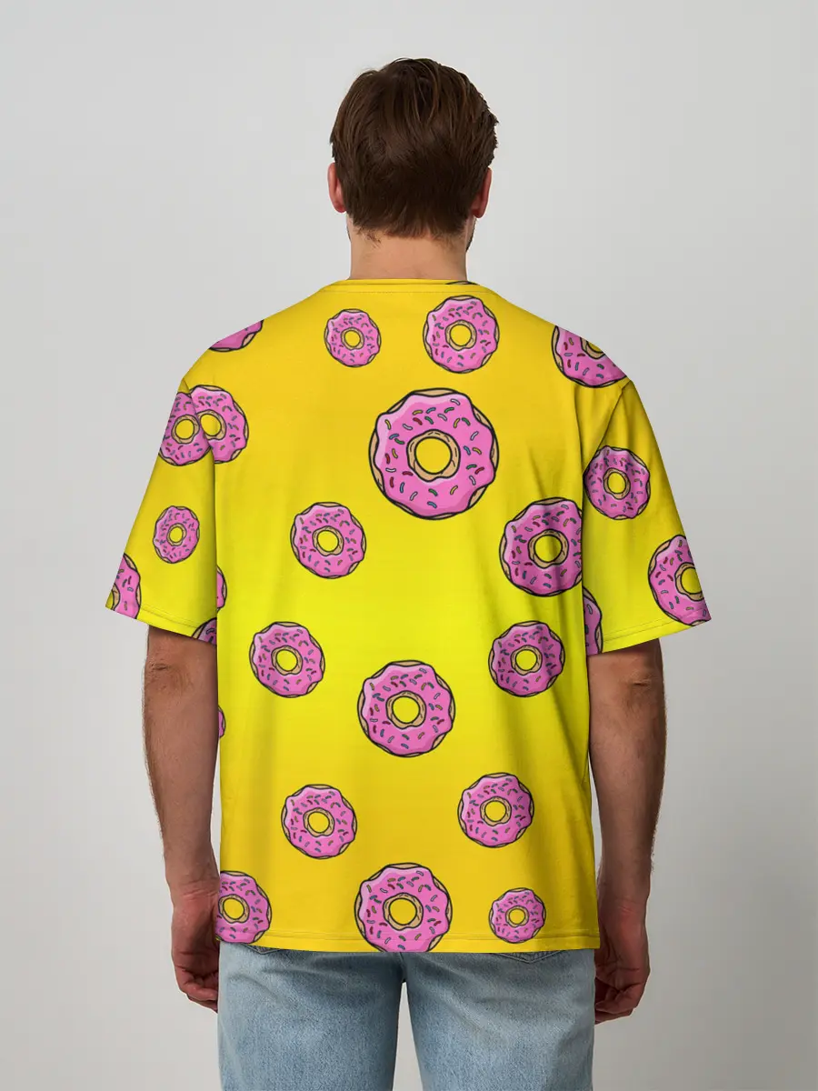 Мужская футболка оверсайз / Симпсоны