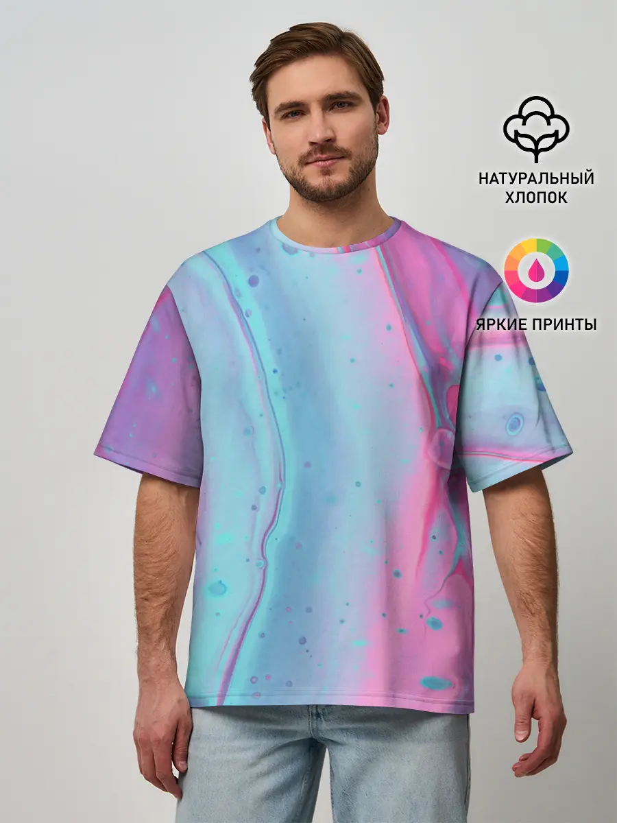 Мужская футболка оверсайз / COLORS