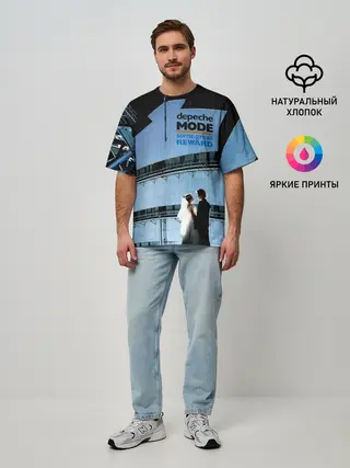 Мужская футболка оверсайз / Some Great Reward - Depeche Mode