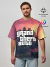 Мужская футболка оверсайз / Los Santos | GTA