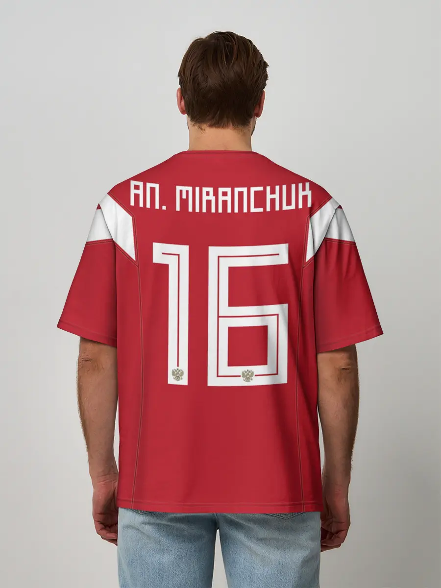 Мужская футболка оверсайз / Антон Миранчук
